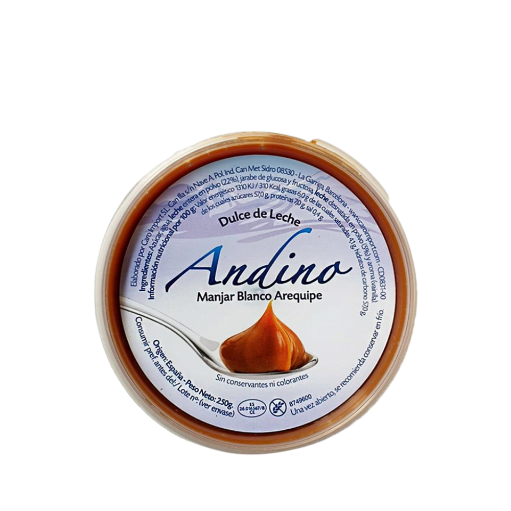 DULCE DE LECHE ANDINO 250g