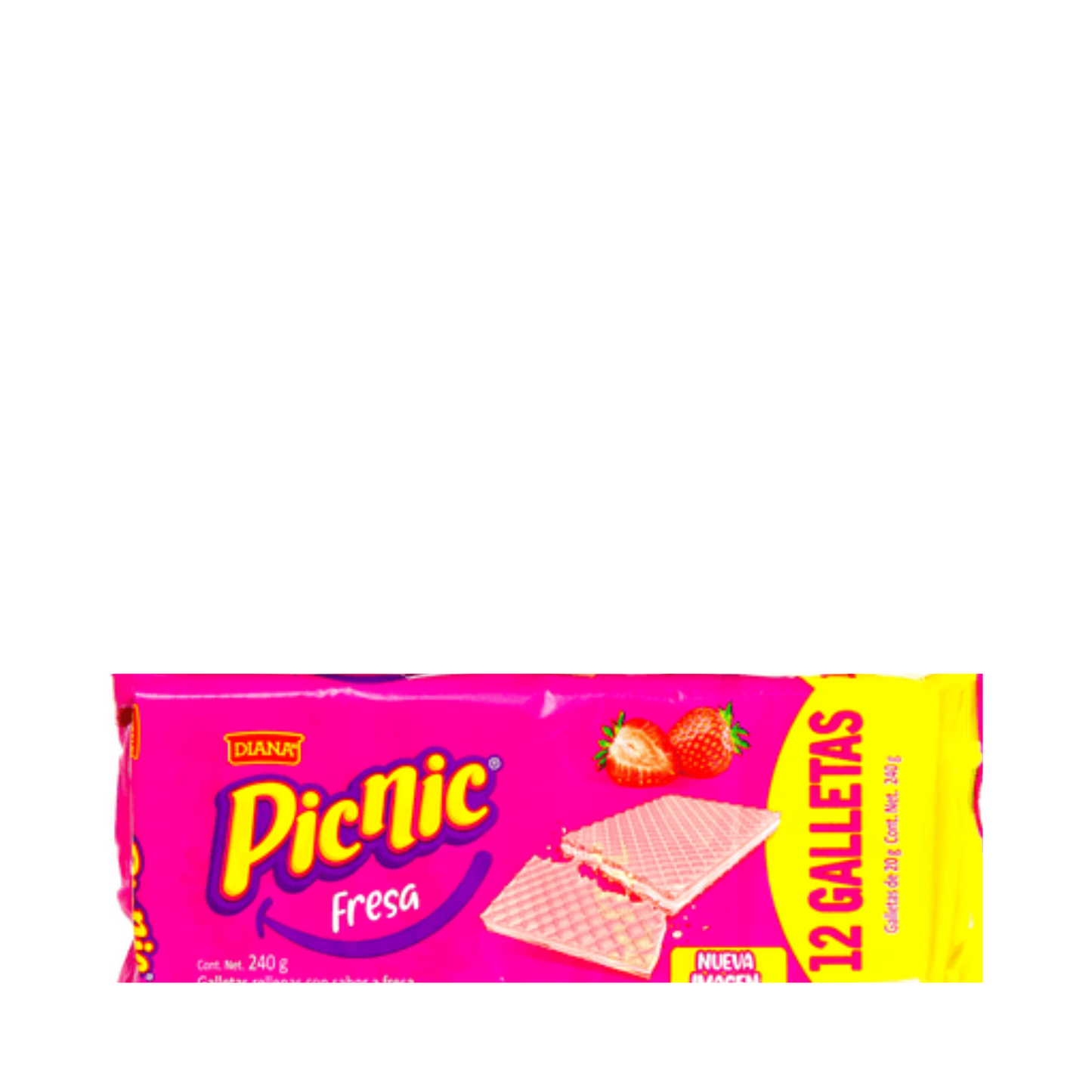 GALLETAS PICNIC FRESA 156g 12u - Sabores de America Latina