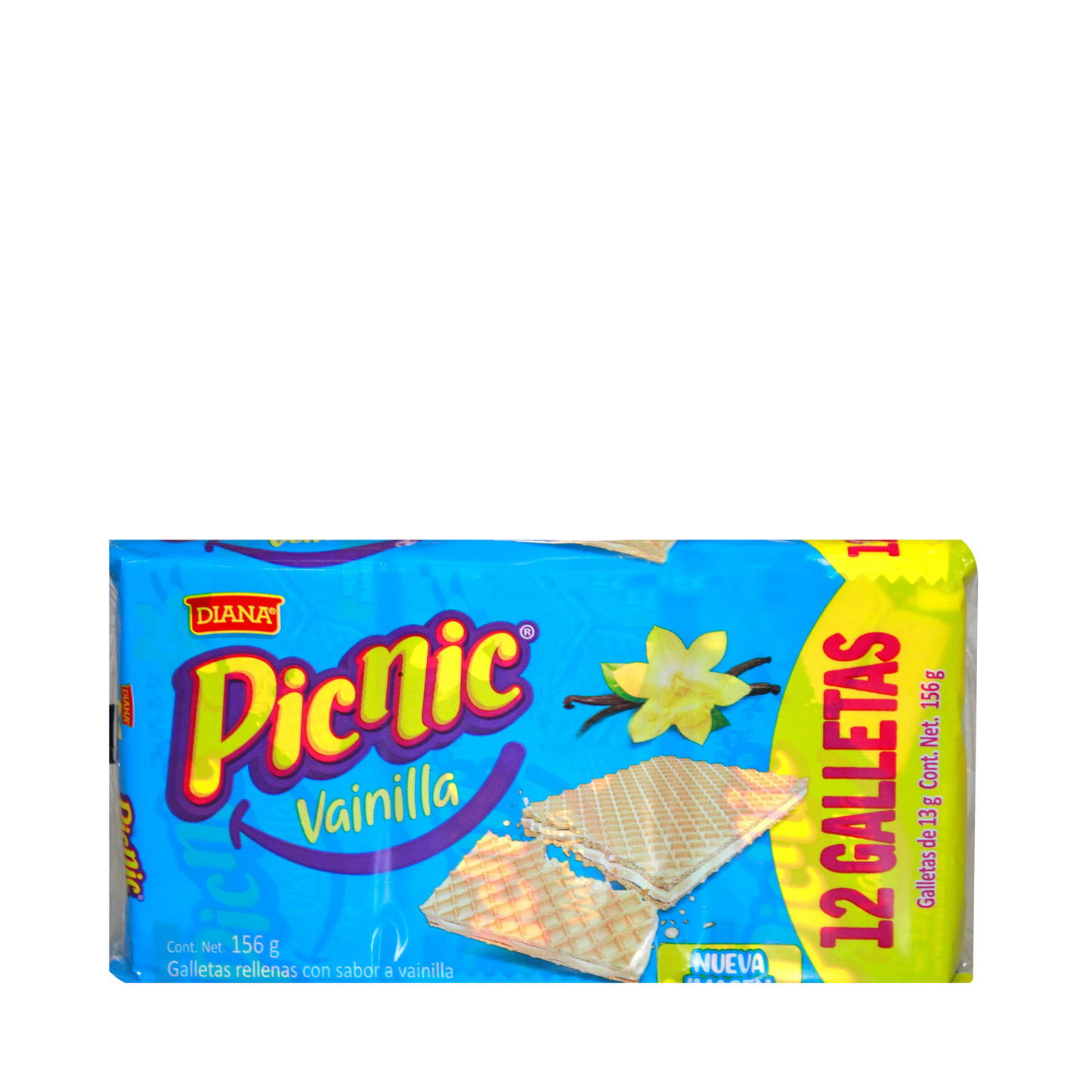 GALLETAS PICNIC VAINILLA 156g 12u - Sabores de America Latina