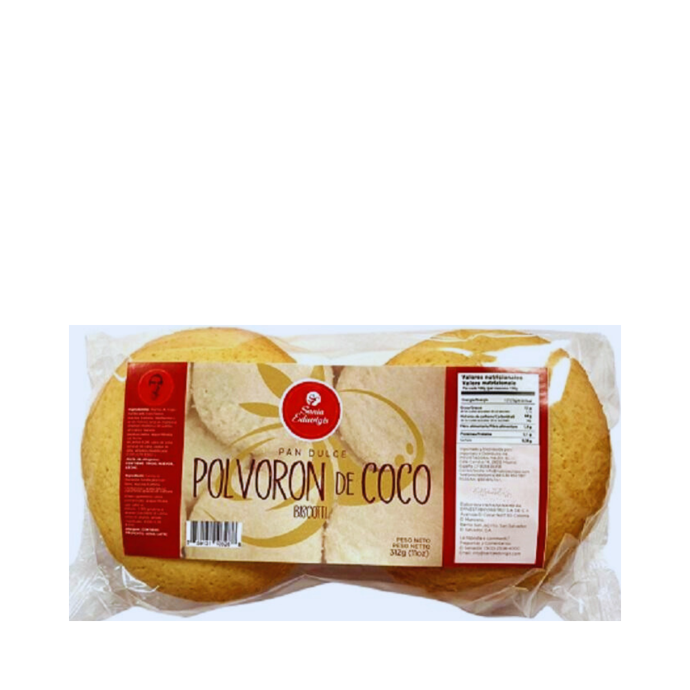 POLVORON DE COCO SANTA EDUVIGIS 312g - Sabores de America Latina