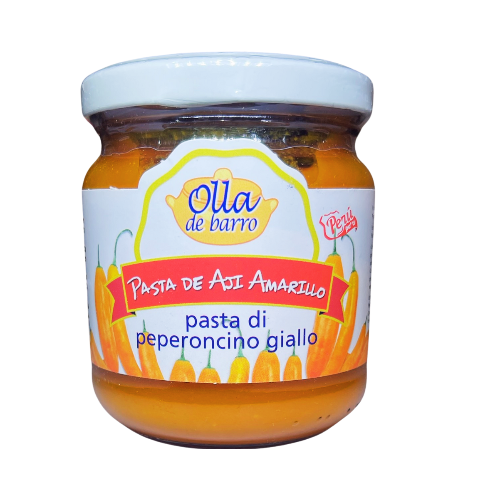 PASTA DE AJI AMARILLO OLLA DE BARRO 185g - Sabores de America Latina