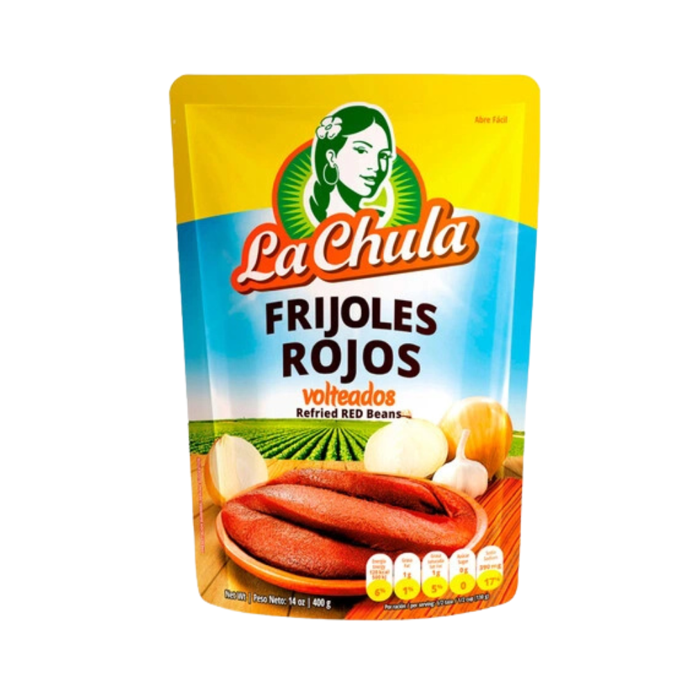 FRIJOLES ROJO MOLIDOS LA CHULA 400g