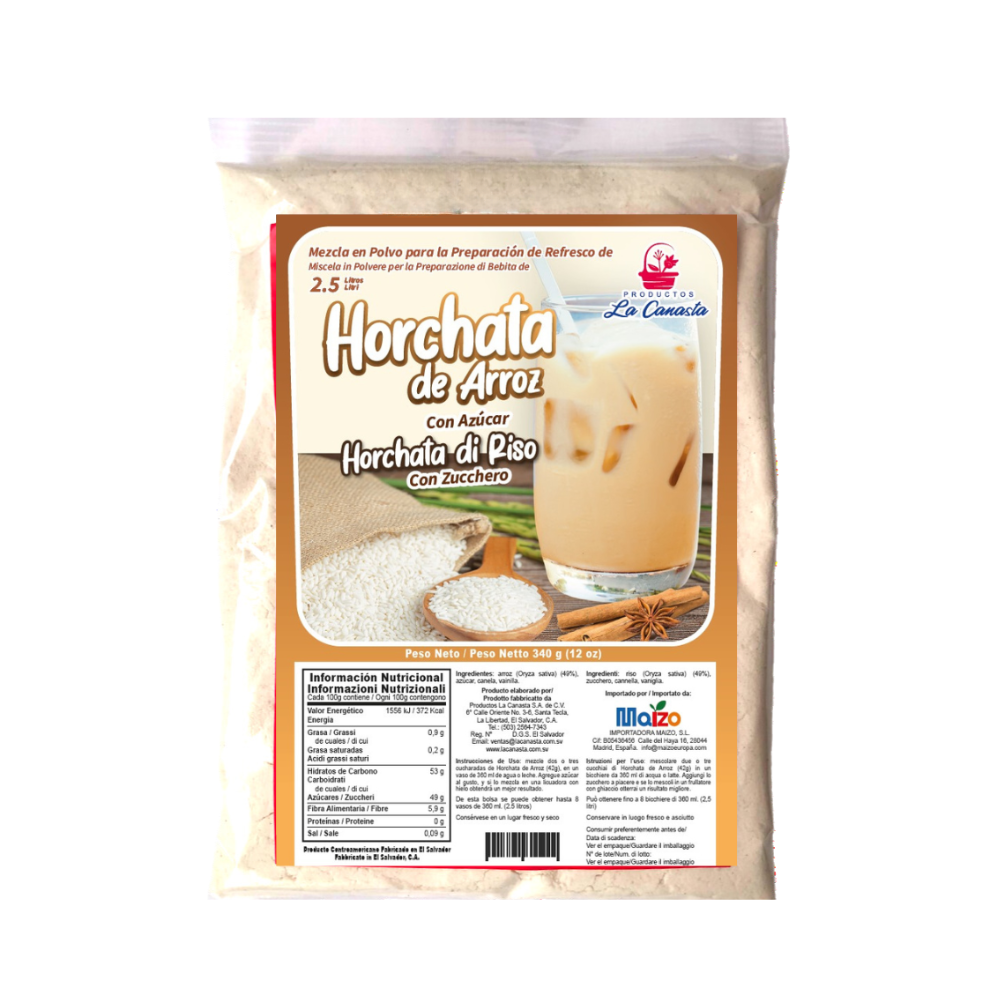 LA CANASTA HORCHATA DE ARROZ 340g
