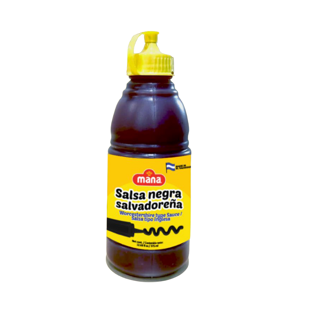 SALSA NEGRA SALVADOREÑA MANÀ 375ml