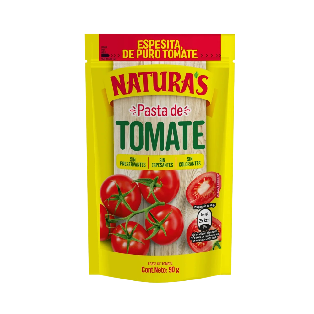 SALSA PASTA DE TOMATE NATURA'S 90g