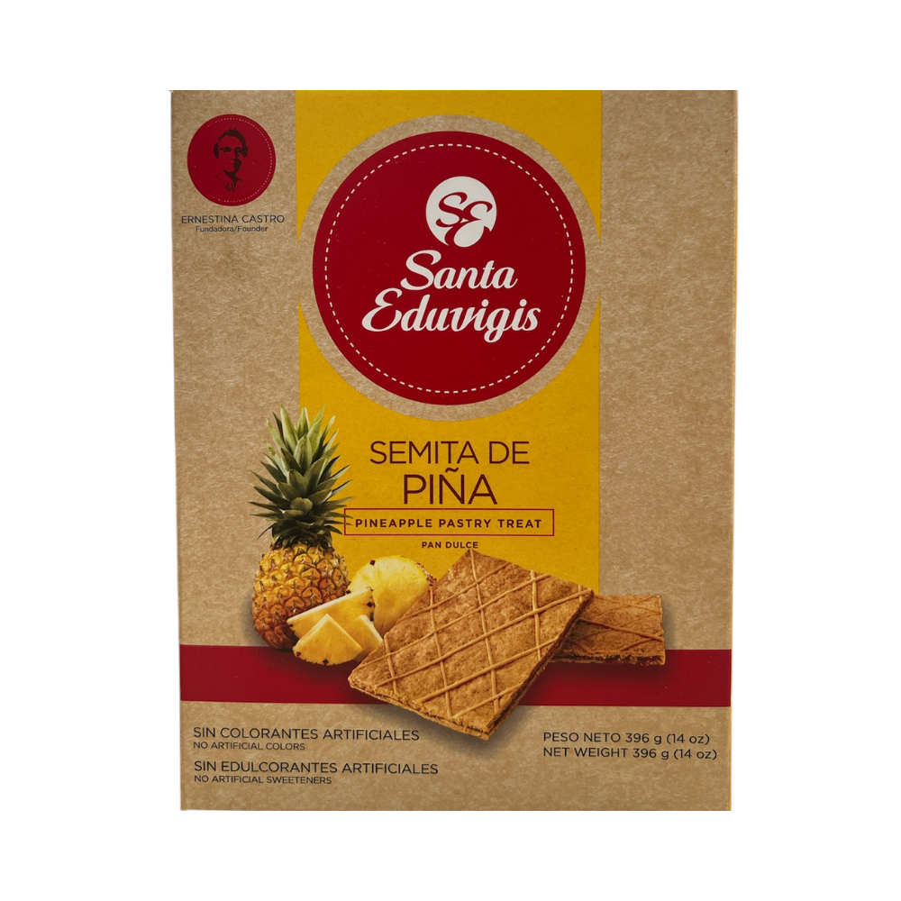 SEMITA DE PIÑA SANTA EDUVIGIS 396g - Sabores de America Latina