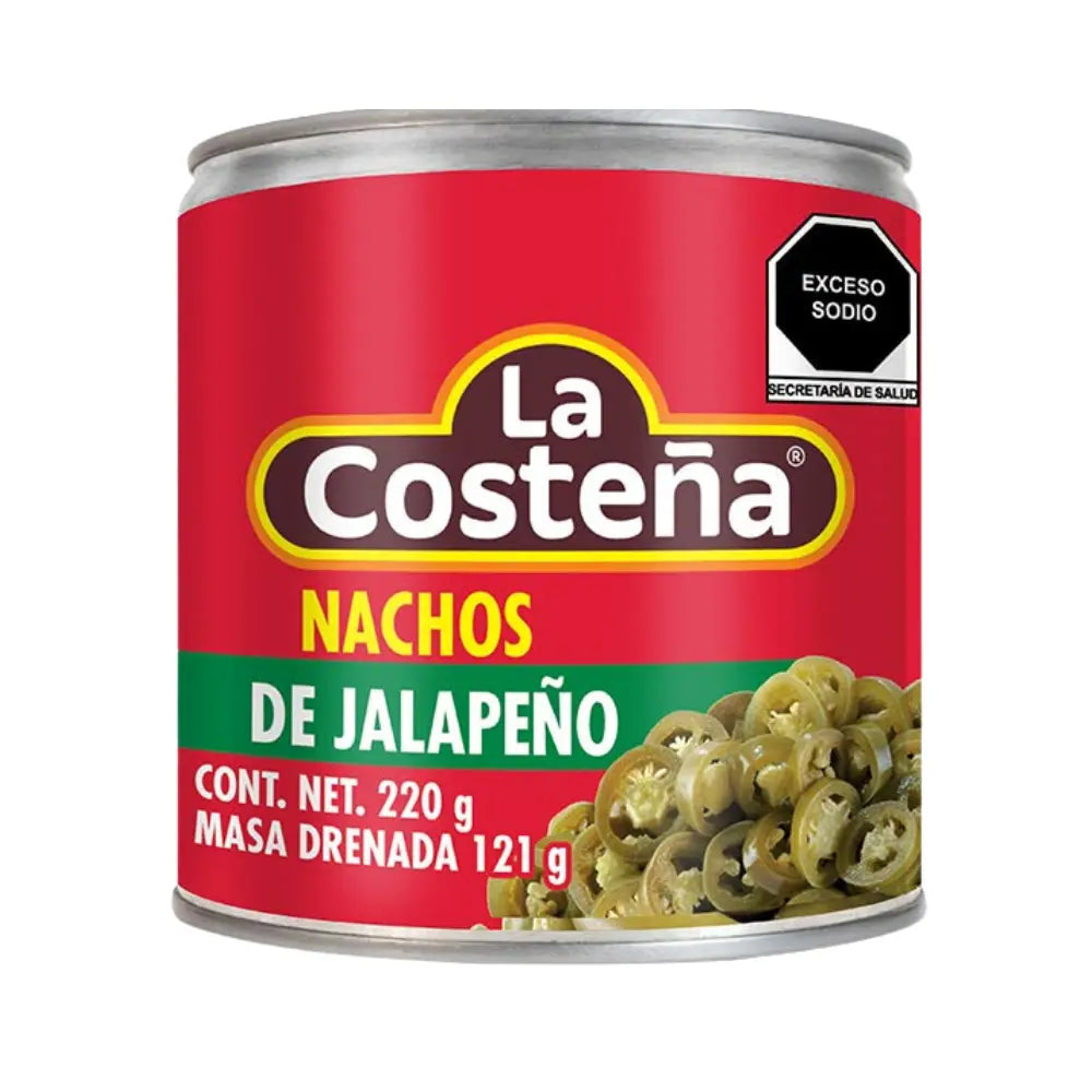 JALAPEÑOS  DE NACHO LA COSTEÑA 220g Sabores De America Latina