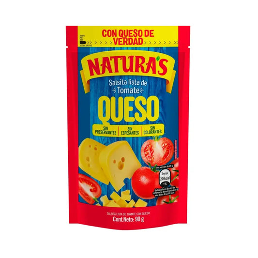 SALSA DE TOMATE CON QUESO NATURA'S 90g Sabores de America Latina
